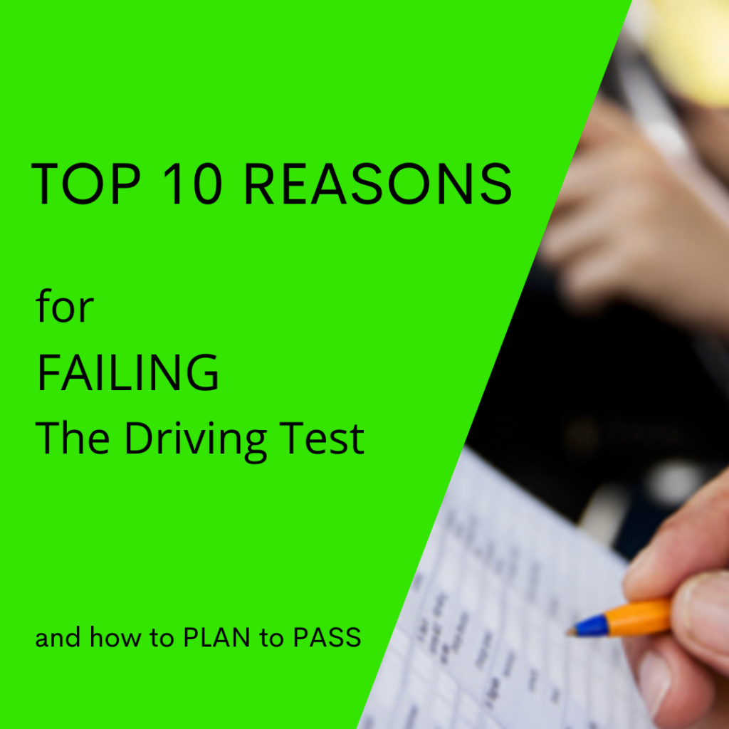 top reasons failing uk driving test